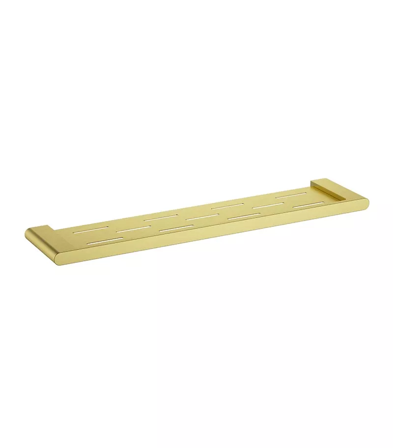 Cora Metal Shelf - Brushed Gold