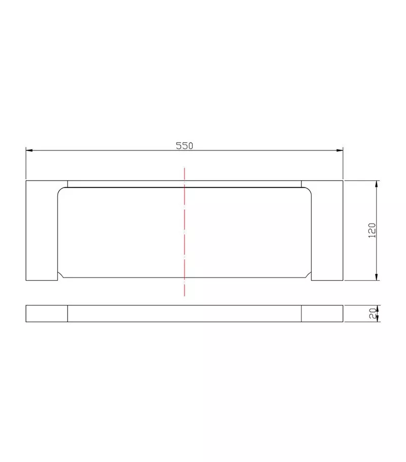 Specification For Eden Metal Shelf