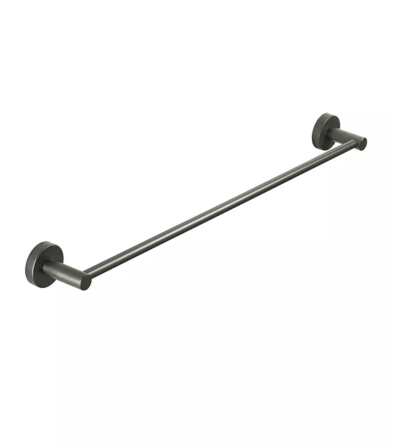 Opus Single Towel Rail - Gunmetal