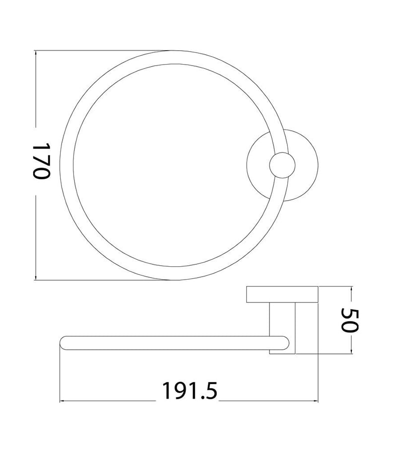 Specification For Opus Towel Ring