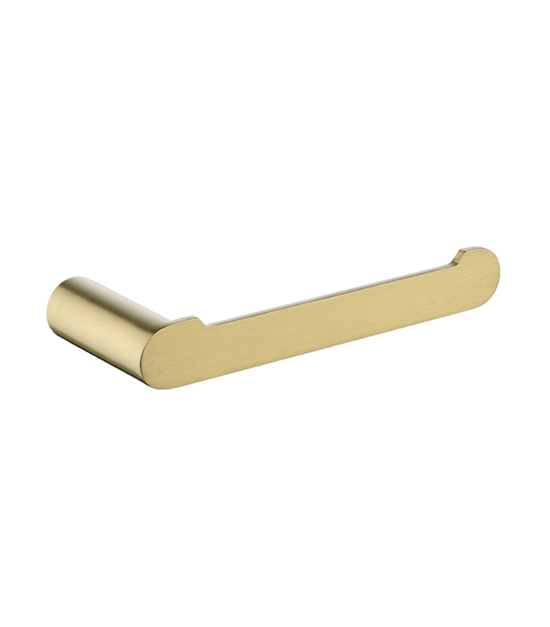 Esperia Brushed Yellow Gold Toilet Roll Holder