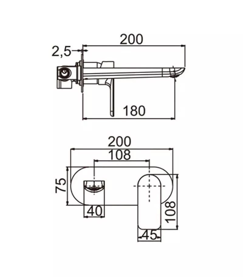 Specification For Luxus Bath Mixer Set