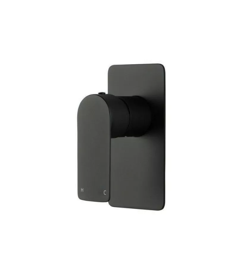 Luxus Wall/Shower Mixer - Matt Black