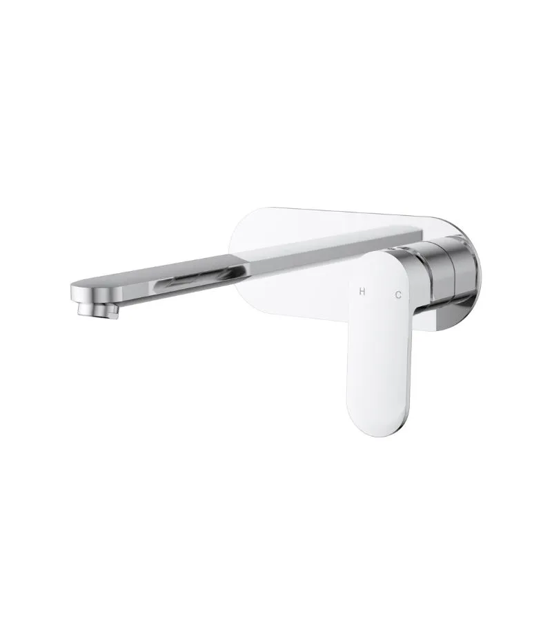 Cora Brass Basin/Bath Mixer - Chrome