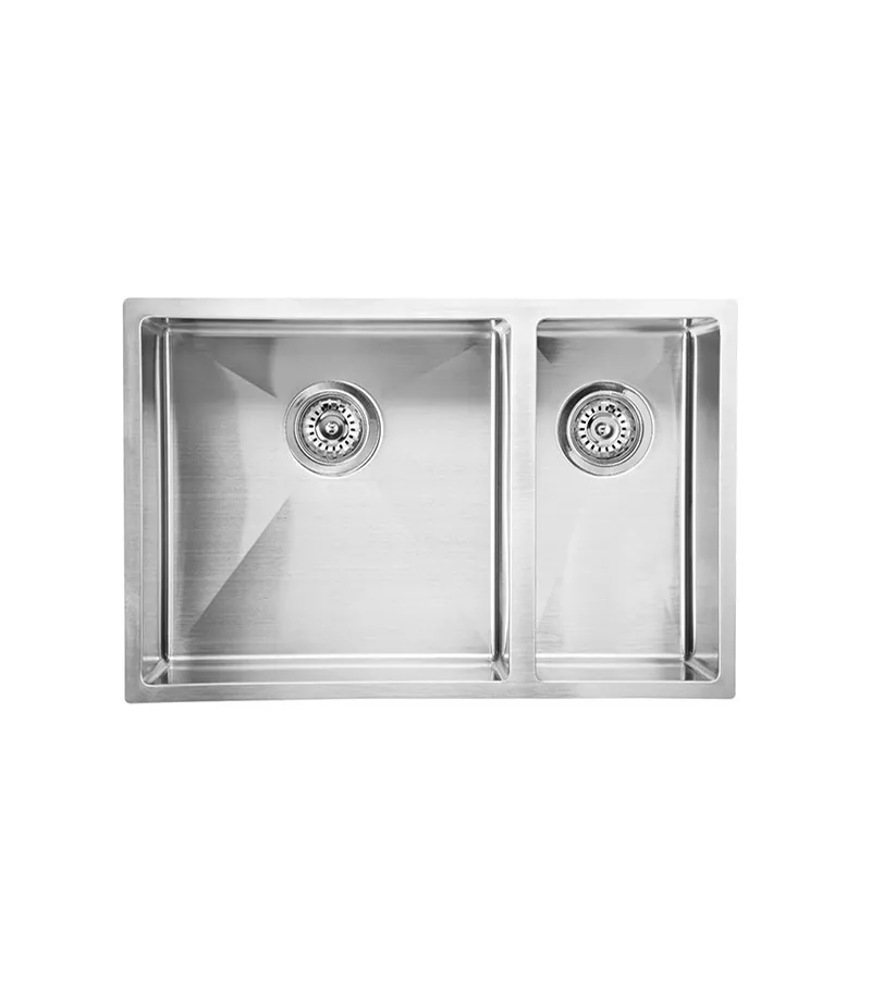 Eden 1 & 1/2 Bowls Above or Undermount Sink 670mm PS670DR