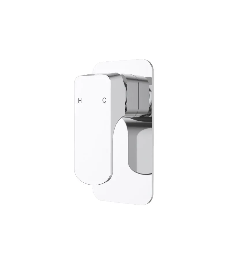 Eden Brass Wall Mixer - Chrome