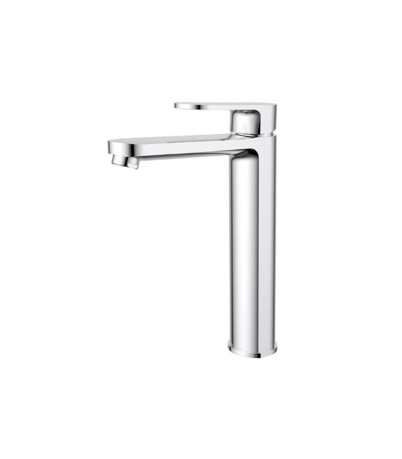 Cora Brass Tall Basin Mixer - Chrome