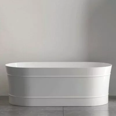 Bondi Freestanding Bath - Gloss White