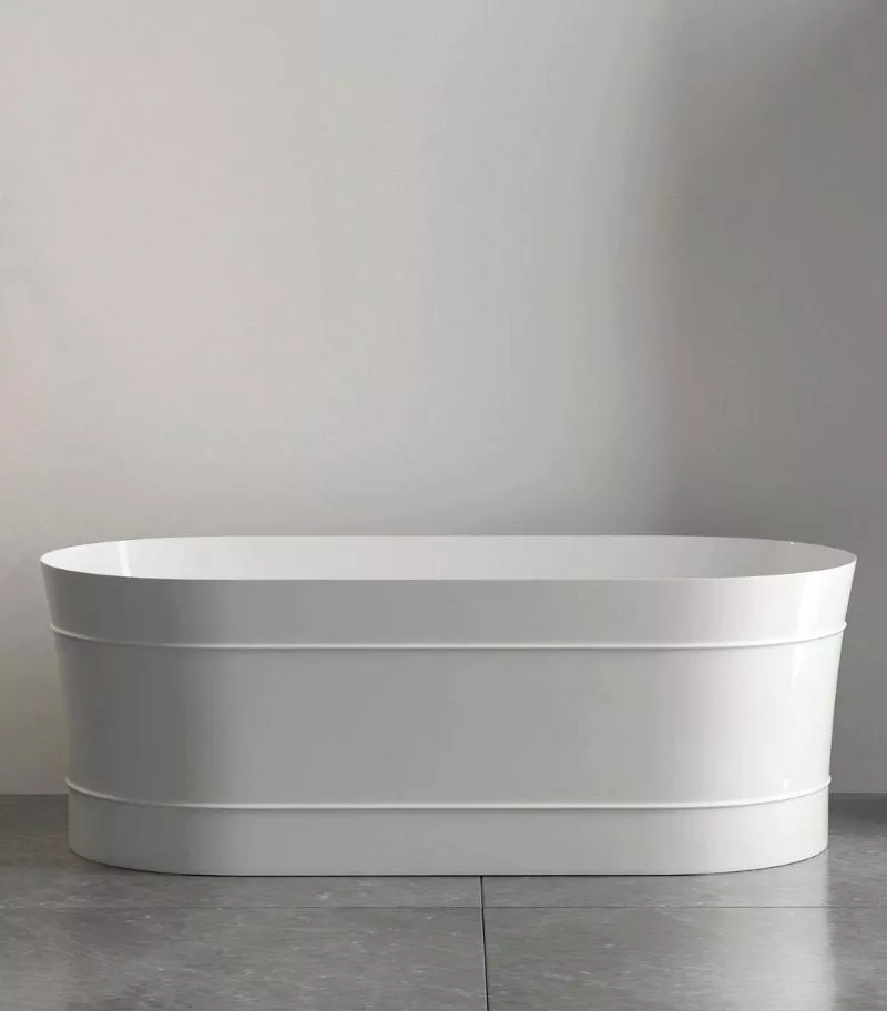 Bondi Freestanding Bath - Gloss White