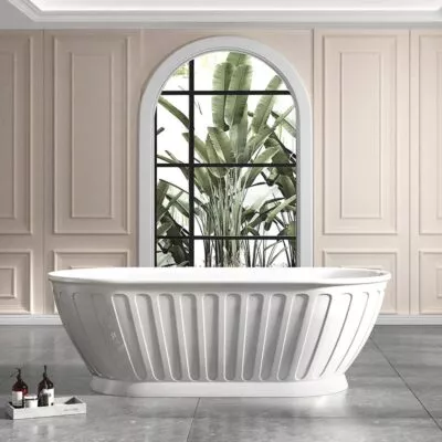 Kensington Federation Freestanding Bath - Gloss White