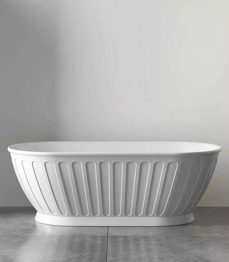 Kensington Federation Freestanding Bath - Matt White