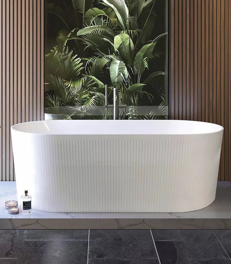 Noosa Freestanding Bath - Gloss White