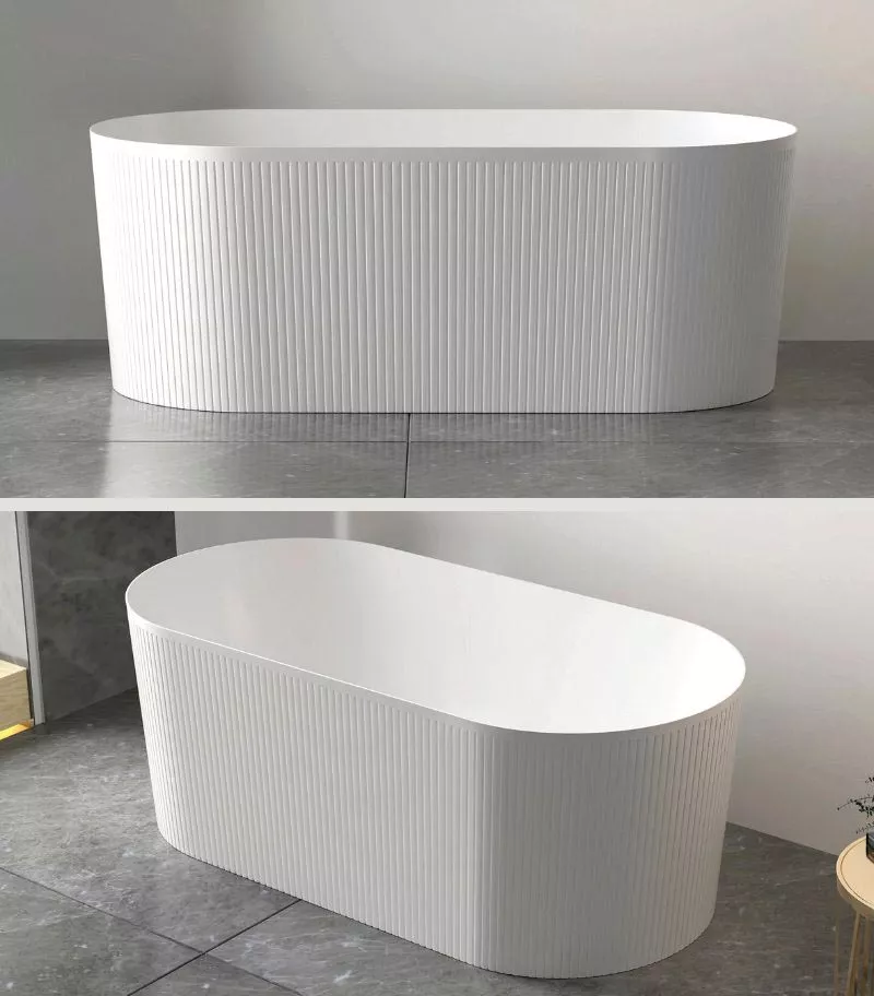 Noosa Freestanding Bath Sideview