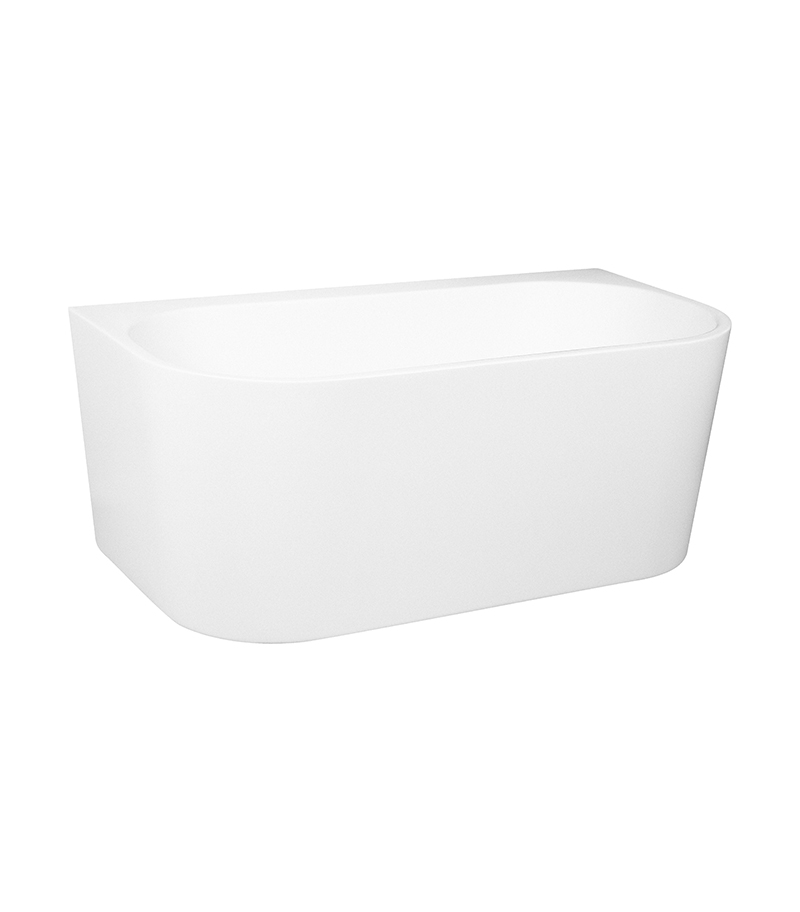 1500X750X580mm Alice Matt White Freestanding Bathtub