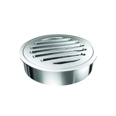 Round Floor Waste - Chrome Dia 100mm
