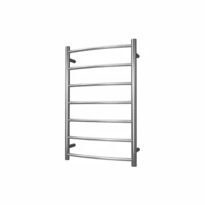 Round & Curved Towel Rack 7 Bars - Chrome