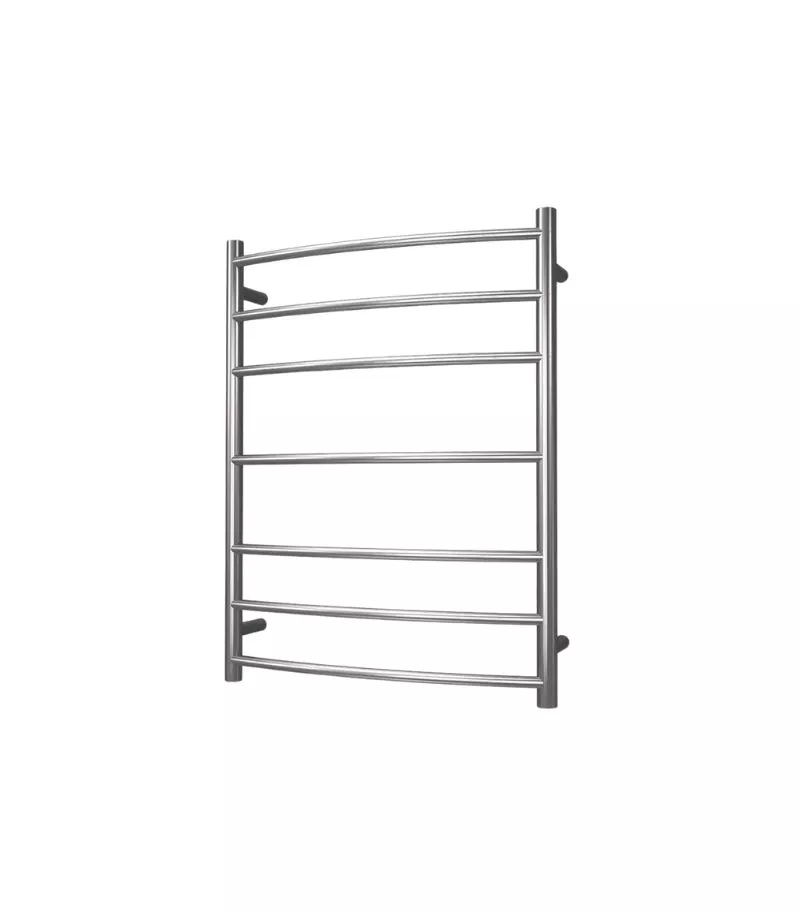 Round & Curved Towel Rack 7 Bars (3+1+3) - Chrome