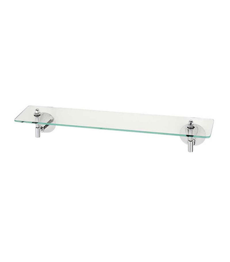 Kirra Chrome Glass Shelf