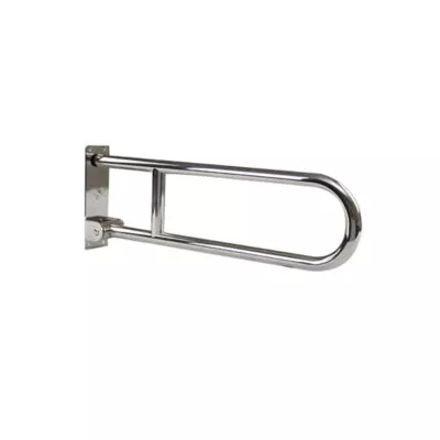 Linkcare Polished Stainless Steel Flip up Hand Rail