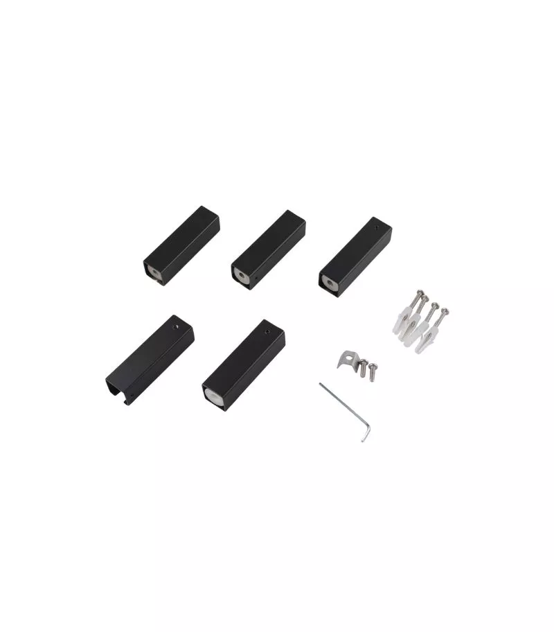 Aqua Square Matt Black Heated Towel Rack 4 Bars Parts Aqua Square Matt Black Heated Towel Rack 4 Bars Parts