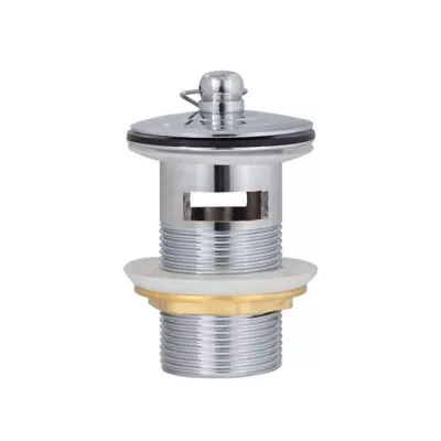 40mm Plug Waste With Overflow - Chrome