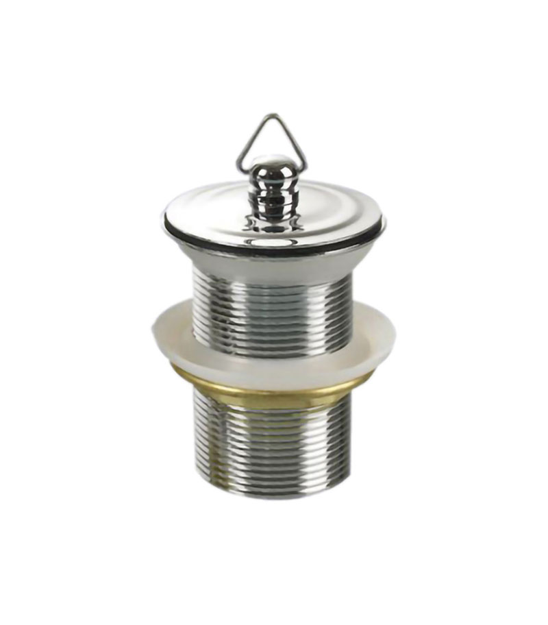 Plug Waste With Non Overflow - Chrome