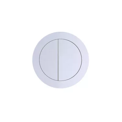 Chrome Round Press Toilet Button PB-R Topview