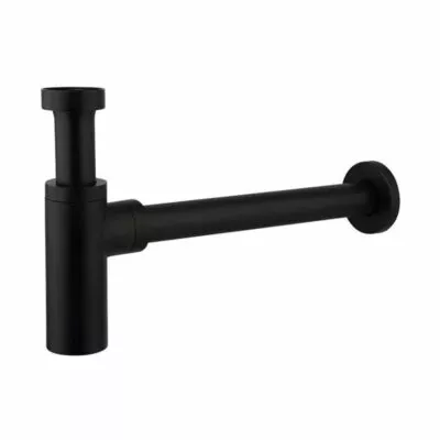 Reno Round Bottle Trap 40mm - Matt Black