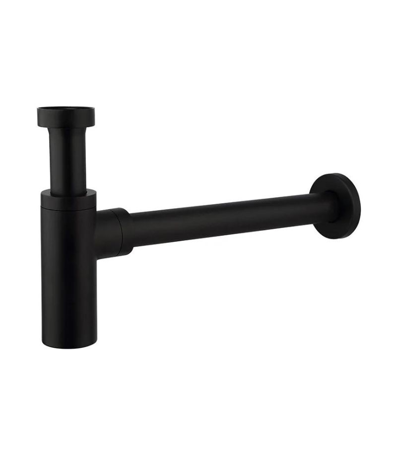 Reno Round Bottle Trap 40mm - Matt Black