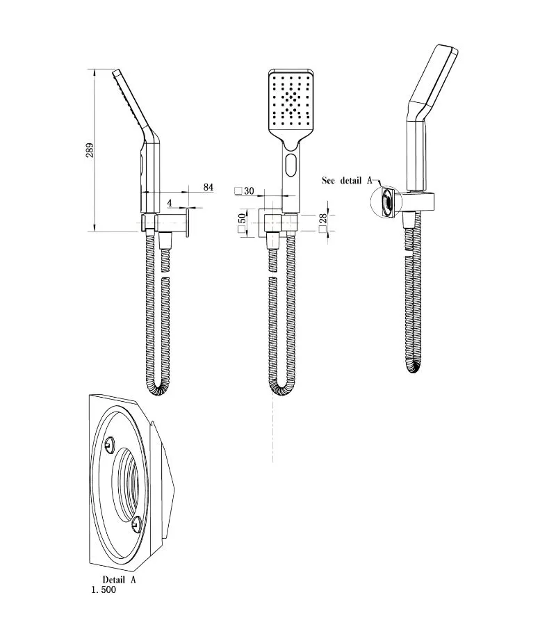 Eden Hand Shower - Specification
