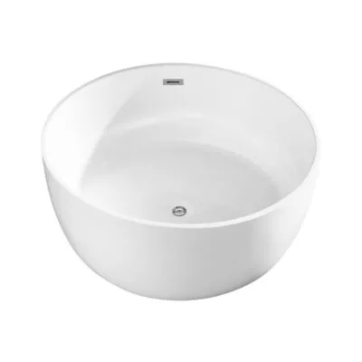 1350X1350X620mm Sphere Gloss White Freestanding Bathtub