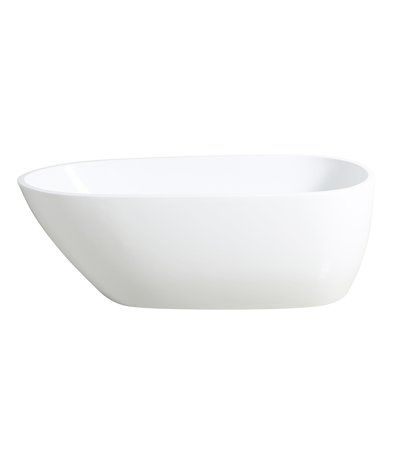 1690X775X585mm Vera Gloss White Freestanding Bathtub