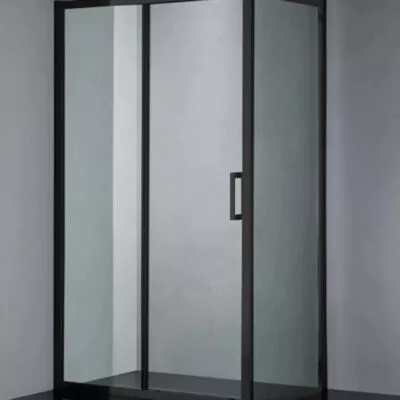 Remodel Black Sliding Door Shower Screen