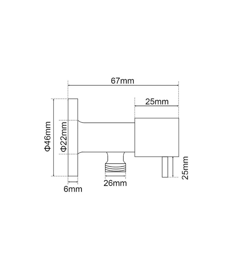 Aqua Round Washing Machine Stop - Specification
