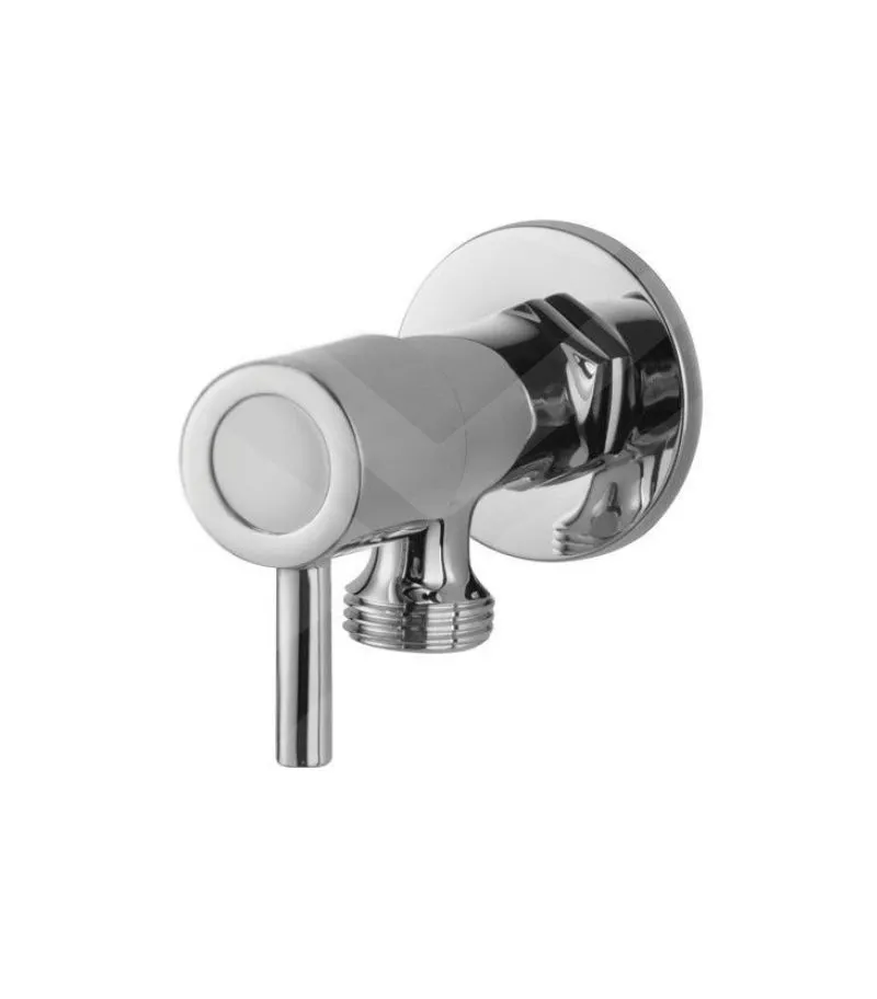 Aqua Round Washing Machine Stop - Chrome