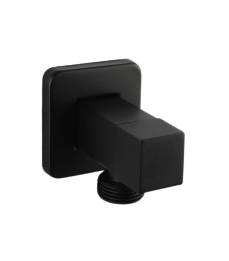 Aqua Square Washing Machine Stop - Matte Black