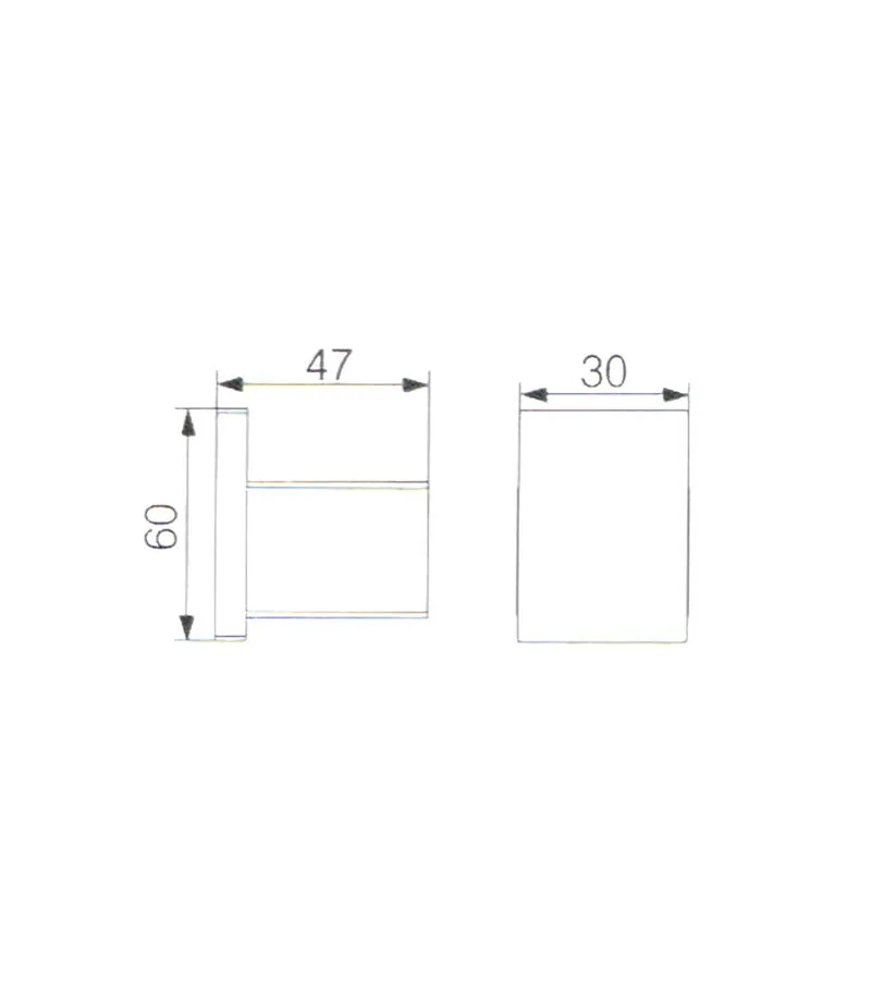 Rosa Stainless Steel Single Robe Hook - Specification Rosa Stainless Steel Single Robe Hook - Specification