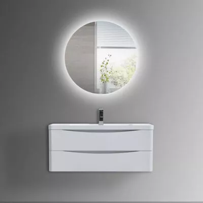 Moon 840mm Round LED Mirror