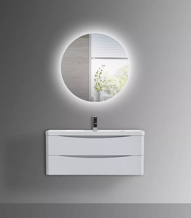 Moon 840mm Round LED Mirror