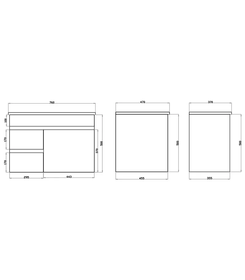 Bexley Gloss White 750mm PVC Wall Hung Vanity Bexley Gloss White 750mm PVC Wall Hung Vanity
