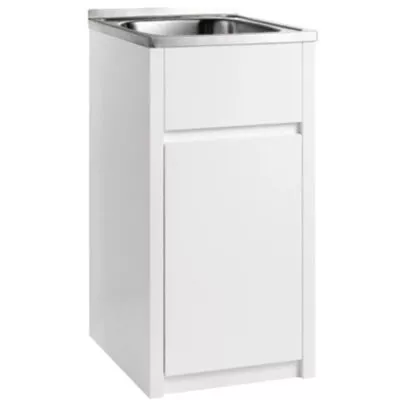 35L PVC Laundry Tub With Stainless Steel Sink
