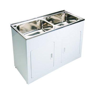 RM Double Bowl Laundry Tub 1160mm