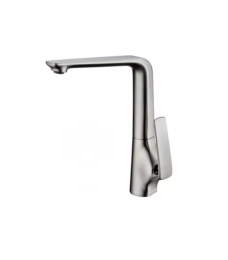 Esperia Brushed Nickel Tall Sink Mixer Swivel Head