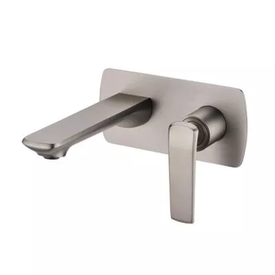 Esperia Brushed Nickel Bath Mixer Set