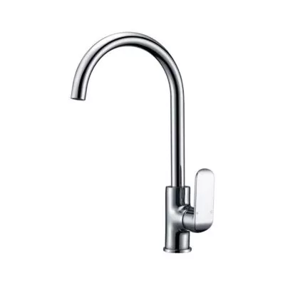 IKON Kara Chrome Gooseneck Sink Mixer