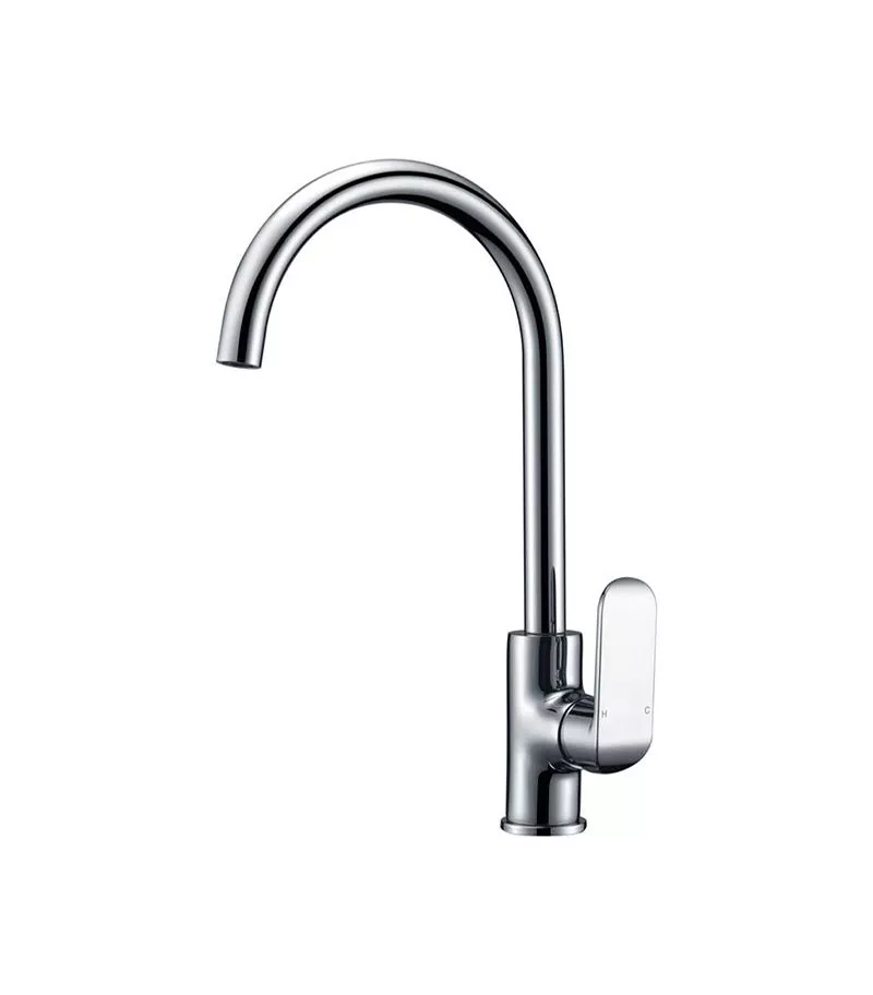 IKON Kara Chrome Gooseneck Sink Mixer