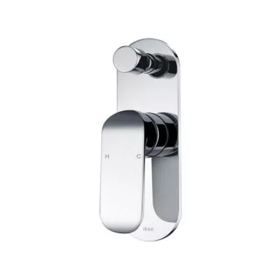 IKON Kara Chrome Wall Mixer With Diverter