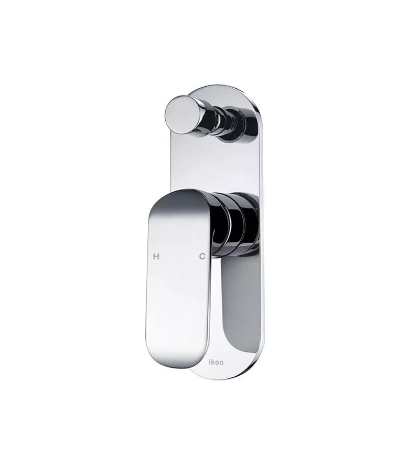 IKON Kara Chrome Wall Mixer With Diverter