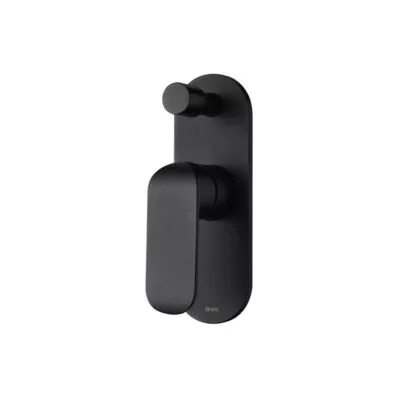 IKON Kara Matt Black Wall Mixer With Diverter