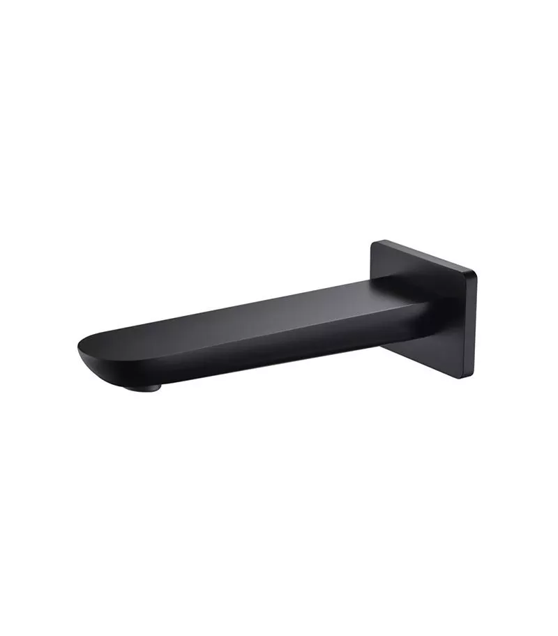 IKON Kara Matt Black Bath Spout Or Outlet